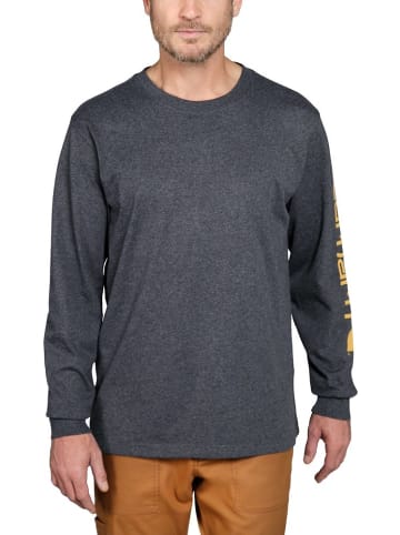 CARHARTT  Longsleeve "Logo L/S EK231" in Grau