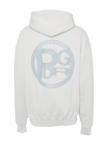 PEGADOR Kapuzenpullover in washed clear grey