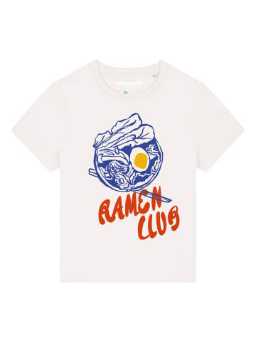 wat? Apparel T-Shirt Ramen Club in Off White