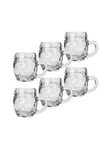 Stölzle 6er Set Bierkrüge Tübinger 250 ml transparent in transparent