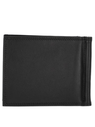 Golden Head Polo - Geldbörse mit Geldscheinklammer 8cc 11cm RFID in schwarz