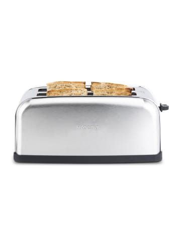 HKoenig TOS28 Langschlitz-Toaster für 4 Scheiben Toast
