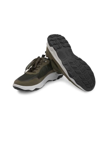VITAFORM Echt Leder & Textil Sneaker in khaki