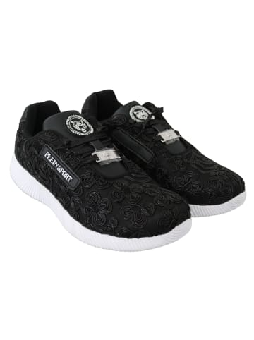 Plein Sport Schwarz Polyester Runner Joice Sneaker Schuhe