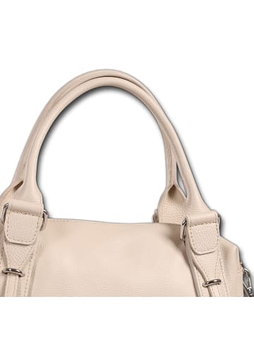 Toscanto Toscanto Umhängetasche Leder beige ca. 35cm