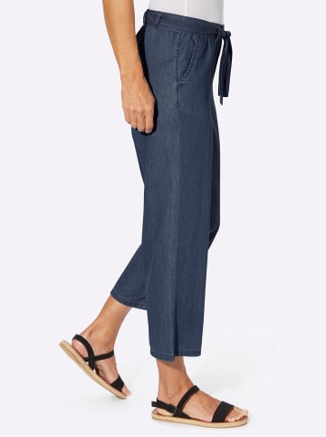 Sieh an! Jeans-Culotte in blue-stone-washed