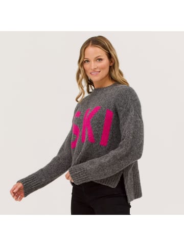 Krimson Klover Alpaka-Strickpullover Ski Sweater in medium gray