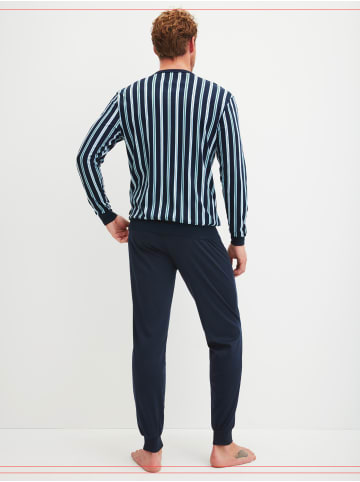 Calida Pyjama in saphir blue