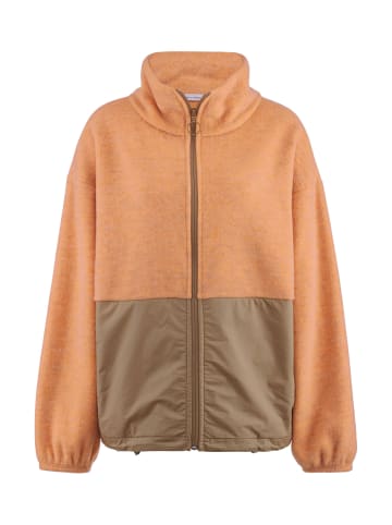 Hessnatur Fleece-Jacke in clementine