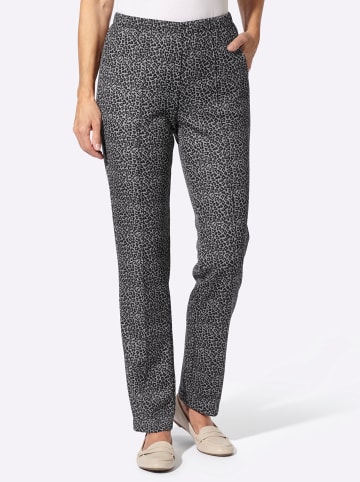 WITT WEIDEN Hose in grau-graphit-bedruckt