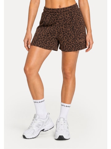 SMILODOX LEO Shorts Zumira in Braun Leo