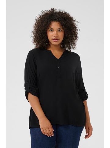 KAFFE curve Bluse langarm KCsida Regular fit in Black Deep