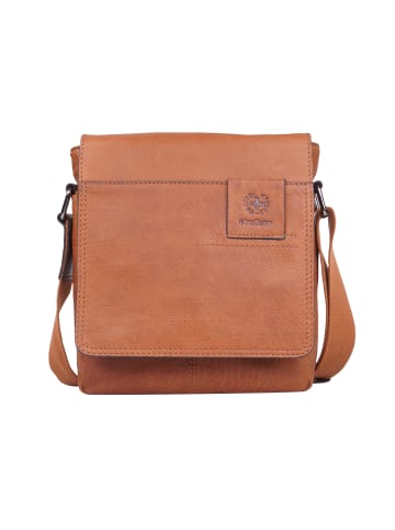 Strellson Schultertasche 'Hyde Park Jeremy in Cognac 20 x 23 x 6 cm'