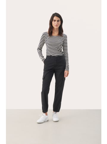 PART TWO Casual Hose SevensPW Contemporary fit in Blue Graphite