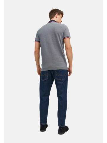 Jack & Jones Poloshirt 'Bluwin' in Blue Denim
