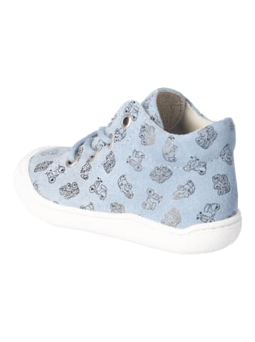 PEPINO Lauflern Schnürstiefel Kaltfutter in blau