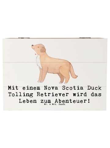 Mr. & Mrs. Panda Box Nova Scotia Duck Abenteuer mit Spruch in Weiß