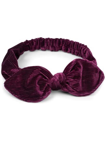 styleBREAKER Haarband in Bordeaux-Violett