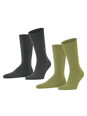 Burlington Socken 2er Pack in Grün (Kiwi)