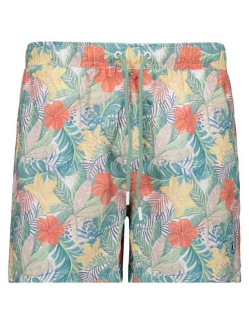 Ragman Badeshorts mit Alloverprint in Mehrfarbig
