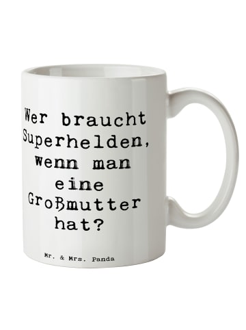 Mr. & Mrs. Panda Tasse Großmutter Liebe mit Spruch in Weiß