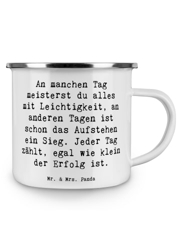 Mr. & Mrs. Panda Haferl Spruch Leichtigkeit im Alltag mit Spruch in Weiß
