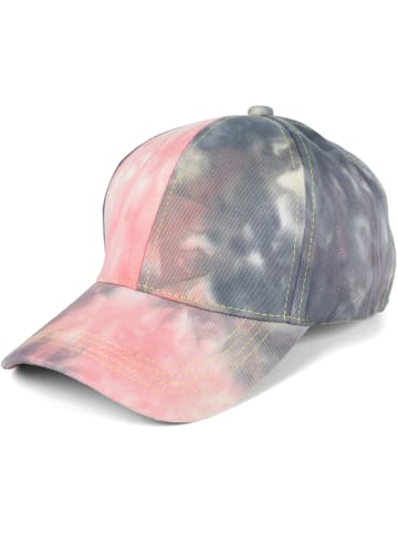 styleBREAKER Baseball Cap in Beige-Grau-Rosa