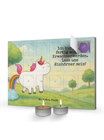 Mr. & Mrs. Panda Duftkerzen Adventskalender Einhorn Pupsen Desig... in Weiß