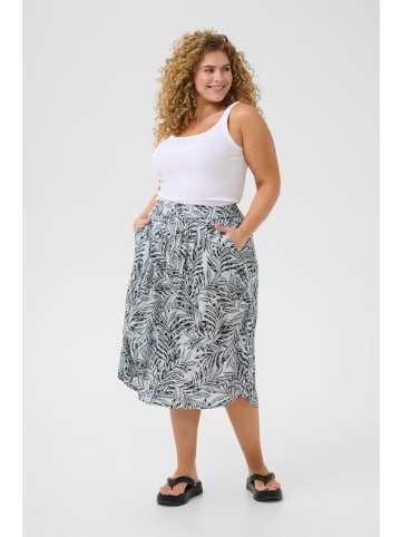 KAFFE curve Rock KCisma in Blue Leaf Print