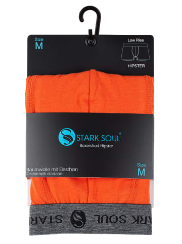 Stark Soul® Boxershorts 6'er Pack - Hipster Shorts in mandarin