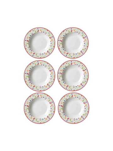 Ritzenhoff & Breker 6er Set Suppenteller Shanti in Bunt ø 22.0 cm in bunt