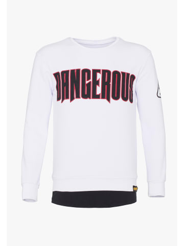 PLUS EIGHTEEN Herren Sweater in Weiss