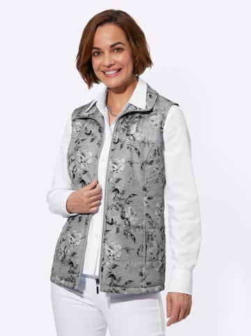 WITT WEIDEN Weste in grau-bedruckt