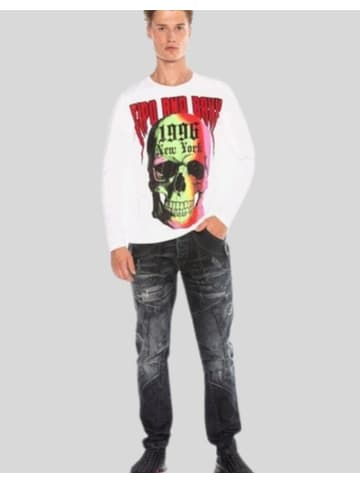 Cipo & Baxx Sweatshirts in WHITE