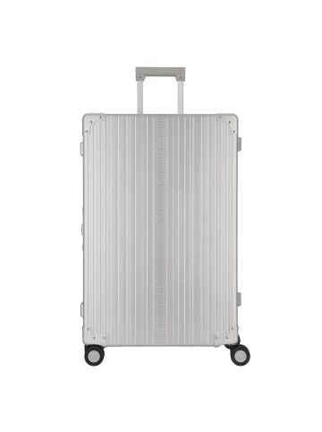 Aleon Traveler Macro 4-Rollen Trolley 77 cm mit Kleidersack in platinum 1