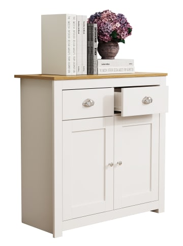 VCM  Holz Kommode Sideboard Schublade BalusaL in Weiß