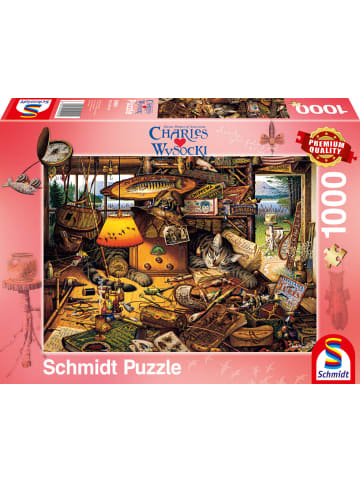 Schmidt Spiele Max in den Adirondacks Mountains | Puzzle Charles Wysocki 1.000 Teile