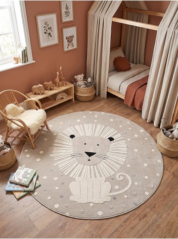 KADIMA DESIGN Teppich Kinderzimmer Kinder-Motiv Kinderzimmer pflegeleicht Spielzimmer in Beige