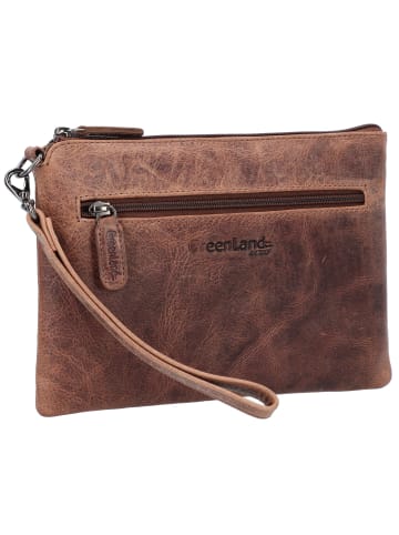 Greenland Nature Montana Herrentasche RFID Schutz Leder 26 cm in brown