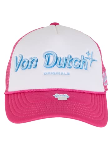 Von Dutch Von Dutch Trucker in white/pink