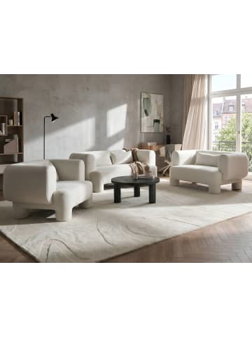 Beliani 3-tlg Sitzgruppe HOGBO in Weiß