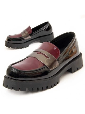 Montevita Mokassins Plateau-Macca2 in Schwarz