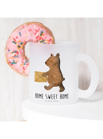 Mr. & Mrs. Panda Tee Tasse Bär Zuhause mit Spruch in Transparent