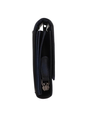 Greenburry Destressed Geldbörse RFID Schutz Leder 18.5 cm in navy blue