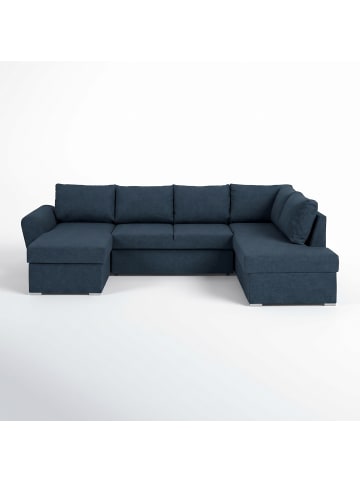 Schlafsofa Stefan Blau 297 x 203 cm