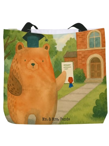 Mr. & Mrs. Panda Tote Bag Bär Prüfung Design ohne Spruch in Weiß