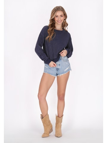 IZIA Women Sweatshirt in navy