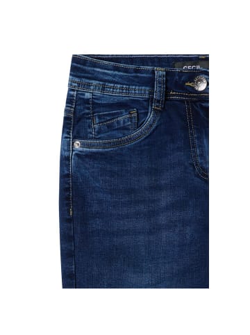 Cecil Jeans in mid blue used wash