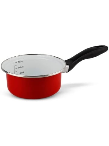 COFI 1453 Kasserolle Topf Ø16cm 1,3L in Rot
