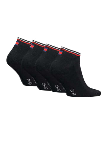 Tommy Hilfiger Socken TH UNI TJ SNEAKER 4P ICONIC in Schwarz